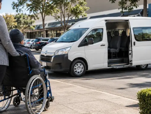 Accessible taxi service near Pinewood for local Monash passengers and wheelchair transport bookings.