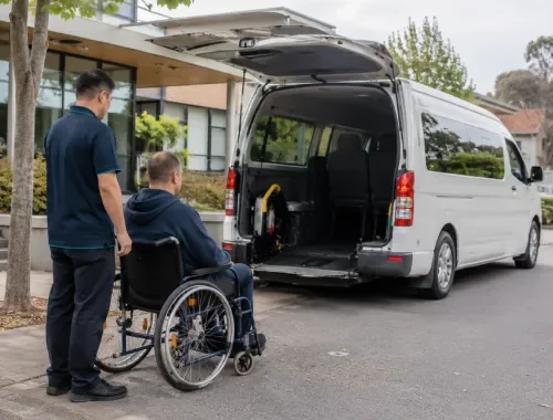 NDIS transport support in Monash for participants needing wheelchair accessible travel.
